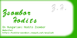 zsombor hodits business card